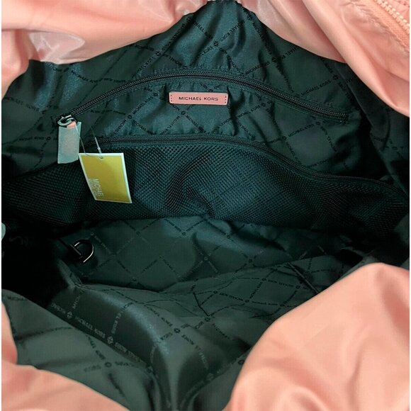 S Michael Kors Rae Sunset Rose Nylon Extra Large Tote 35F1U5RT3C Pink $398 - Picture 13 of 15